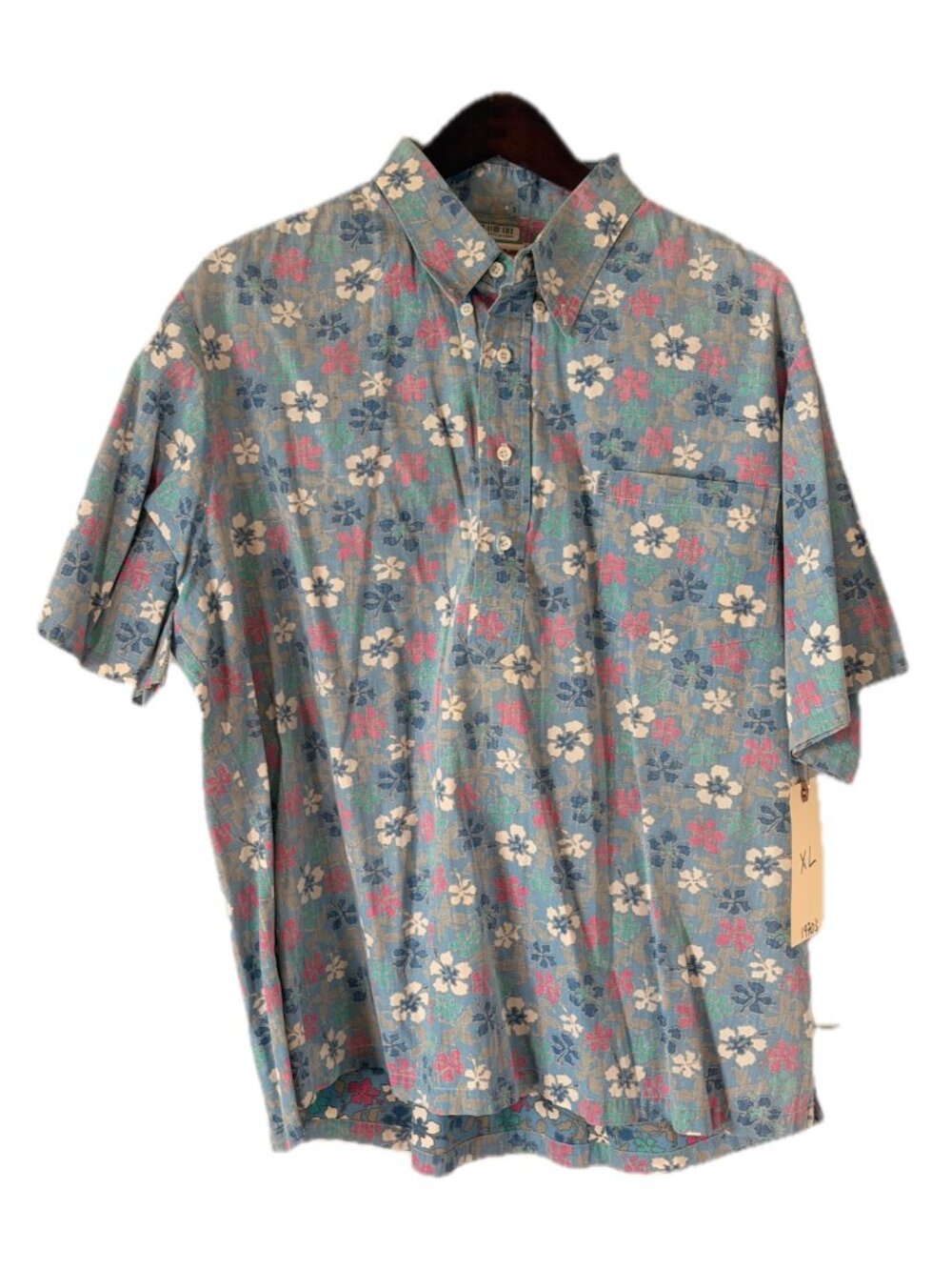 Vintage 1970s Kahala Floral Print Button Down Shirt